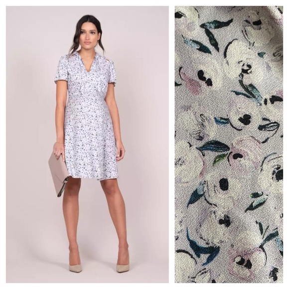 Seraphine Dresses & Skirts - Seraphine Luxe Lavender Purple Floral Print Maternity Dress